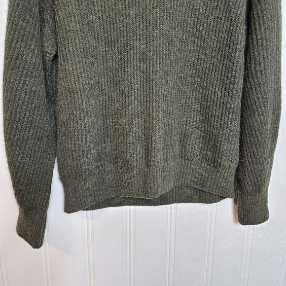 Everlane Sweater Womens Size M Green Alpaca Merino Wool Pullover Jumper - Picture 5 of 13